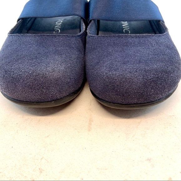 Vionic Navy Blue Laurel Mules, size 37 6 WIDE - Picture 3 of 11
